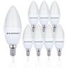 BLAUPUNKT LED E14 a candela 7W 595lm 4000K Bianco Neutro, Confezione da 8 | Confezione conveniente, Sostituisce alogena 50W, Anti-sfarfallio, IRC elevato - per sospensioni cucina e corridoi