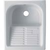 CERAMICA ALICE Lavatoio Misurina cm. 44x52 con strizzatoio bianco lucido - Cod. Articolo: 300306