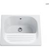 CERAMICA ALICE Lavatoio Braies cm. 60x60 con strizzatoio bianco lucido - Cod. Articolo: 300309