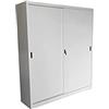 Fleda TRADING Armadio in Metallo Ufficio/Archiviazione Ante Scorrevoli Dim. 120x45x200h cm