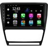EZoneTronics Carplay Android Autoradio per Skoda Octavia 2009-2013 | Schermo Touchscreen da 10'' con Carplay e Android Auto Wireless,Mirror Link, Navigazione GPS, BT, Wi-Fi, SWC,FM/RDS 2G + 32G