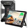 Blackview Active 12 Pro 5G Rugged Tablet Con Proiettore, 30000mAh, 11 FHD+ 36GB+256GB/1TB Robusto Tablet Android 15, 400lm Luce da campeggio, 108MP+50MP, 2 Altoparlanti, IP68,4G, OTG, GPS, NFC