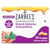 Zarbee's Gola & Sistema Immunitario Gusto Classico/Original, Integratore difese immunitarie per adulti e bambini 6+ anni, Pastiglie gola irritata, Senza glutine e senza lattosio, 24 pastiglie