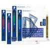 Staedtler 569120P2MS - Set per geometria (Noris geo, include compasso, goniometro e molto altro ancora), 12 pezzi