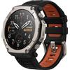 Amazfit T Rex Ultra 2 Smartwatch Outdoor GPS Dual Band Cassa in Titanio 51 mm