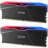 Lexar Kit di RAM RGB DDR5 da 32 GB (2 x 16 GB) 6400 MHz CL30 memoria UDIMM 288