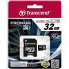 Transcend SDHC Micro UHS-1 32GB Class 10 TS32GUSDU1