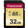 Transcend 32GB UHS-I U1 SD CARD MLC TS32GSDC500S
