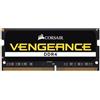 Corsair CORSAIR RAM VENGEANCE SODIMM 16GB 1X16 DDR4 2666 PC4-21300 C18 1.2V CMSX16GX4M1A2666C18