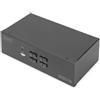Digitus DIGITUS KVM-Switch 4-Port 4K HDMI Dual DS-12883