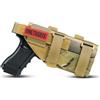 OneTigris Fondina Pistola Universale MOLLE - Compatibile con 17/19/20/21, Nylon 1000D, Regolabile (Destrimani) Fondina Cosciale & da Cintura per Softair, Paintball e Addestramento Tattico