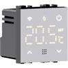 IXTRIMA termostato da incasso modulo programmabile 2P 240V display touch retroilluminato colore bianco compatibile su supporti Bticino Matix