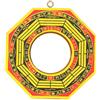 TOPINCN Specchio Bagua Feng Shui Cinese Tradizionale, Specchio Bagua in Legno Specchio Bagua Concavo Convesso Feng Shui Cinese Fortunato per Affari Domestici Protezione (Specchio
