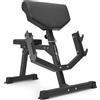 Marbo Sport - Panca Scotts, Macchina per bicipiti e tricipiti, Panca Curl MS-L107 2.0 Nero
