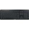 CHERRY Tastiera Stream definitiva, cablata e wireless, USB + RF Wireless + Bluetooth, interruttore a forbice, QWERTY, LED, nero