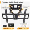 Famanu Supporto TV Famanu da 37 a 75 pollici - inclinabile e girevole - standard VESA 200x100-600x400 - nero