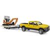 Bruder Ram 2500 Power Wagon con Rimorchio e Mini Scavatore
