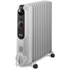 De Longhi RadiaS Easytronic TRRS1225, Radiatore Elettrico a Olio, Risparmia Energia, 12 Alette per Stanze fino a 75m, 3 Zone Riscaldamento, Termostato