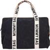CHILDHOME Mommy Bag Borsa Fasciatoio con Materassino - Tela Nero Childhome