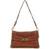 Campomaggi AGNESE big borsa donna pelle artigianale cognac con borchie