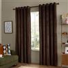 furn. The Ultimate Velvet Oscuranti Tende Occhielli (Cacao - 117x137cm) | Coppia Di Tende Morbide Stilose Velluto Opaco Termico Oscurante