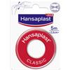 BEIERSDORF SpA Hansaplast Classic Rocchetto Cerotto 5 m x 2,50 cm, Adesivo per Primo Soccorso