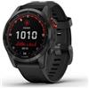 Garmin Fenix 7S Solar (2022) | Acciaio inossidabile | nero | nero - buono