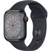 Apple Watch Series 8 Alluminio 41 mm (2022) | GPS + Cellular | Mezzanotte | Cinturino Sport Mezzanotte S/M - molto buono
