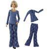 Codulu Vestiti per bambole da 11,5 pollici-Completi-#58-D | 1 set,cappotti top pantaloni gonne,bambola americana 30cm,bambola BJD 1/6,regalo per bambini