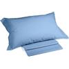 Caleffi - Completo Letto 100% Cotone Composto da Lenzuola Una Piazza e Mezza 190x285 + 1 Lenzuolo con Angoli Coprimaterasso Una Piazza e Mezza 130x200 per Materasso Alto 28 cm + 1 Federa Cuscino 50x80