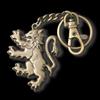 Harry Potter The Noble Collection Harry Potter Gryffindor Mascot Keychain - 5in (10cm) Lion H