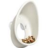 elho Essential Window Feeder 25cm per uccelli - Grigio Fibroso | L 9,8 x L 19,1 x H 24,6 cm | Capacità per 1 kg di mangime per uccelli | 100% plastica riciclata