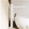 Parama Miscelatore lavabo alto senza scarico bianco opaco | Margot
