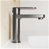 Parama Miscelatore lavabo senza scarico gun metal altezza 16cm | Margot