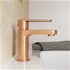 Parama Miscelatore lavabo senza scarico rame spazzolato altezza 13cm | Margot