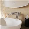 Parama Miscelatore lavabo ad incasso placca squadrata cromato | Meryl
