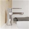 Parama Miscelatore lavabo senza scarico cromato altezza 13cm | Margot