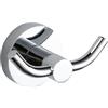 Parama Doppio appendino in zinco cromato | Hook