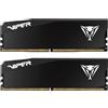 Patriot Ram DIMM DDR5 32GB Patriot Viper Elite 5 K2 PAT 6400Mhz CL36 1.4V Nero 2pz [VEU532G6436K]