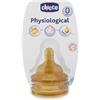 Chicco Physiological Tettarella 1 Foro 0m+ Confezione da 2 Pezzi