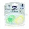 Chicco Physio Succhietto Ortodontico 4M+ Confezione da 2 Pezzi