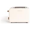 CREATE/TOAST RETRO/Tostapane per fette grandi Bianco / 6 livelli di potenza, con fessure XL