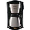 PHILIPS Macchina Caffè Americano, Caraffa Termica 1,2 L, 15 Tazze | Acciaio inox resistente, mantiene il caffè caldo a lungo, fino a 15 tazze, colore argento e nero (HD7546/20)