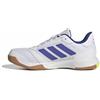 adidas Uomo Ligra 8 Mens Indoor Shoes, Ftwr White/Solar Purple/Semi Lucid Blue, 42 EU