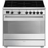 Smeg Concert BG91IX2 cucina Cucina freestanding Piano cottura a induzione Stainless CLASSE A
