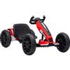 AIYAPLAY Go-Kart Elettrico per Bambini con Doppio Motore 12V, Rosso | Aosom Italy