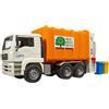 Bruder Man Tga Camion Trasporto Rifiuti Arancione