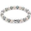 Miluna - Bracciale Argento 925‰ con perle vere multicolor 5,5-6mm, PBR3358