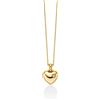 Miluna - Collier Oro 375‰ con 1 diamante naturale (0,33pt), CLD4667X