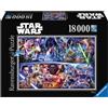 Ravensburger Spielverlag Ravensburger Puzzle Galactic Time Travel, Star Wars, puzzle per adulti, puzzle premium, premium, 18000 pezzi, 17827 8